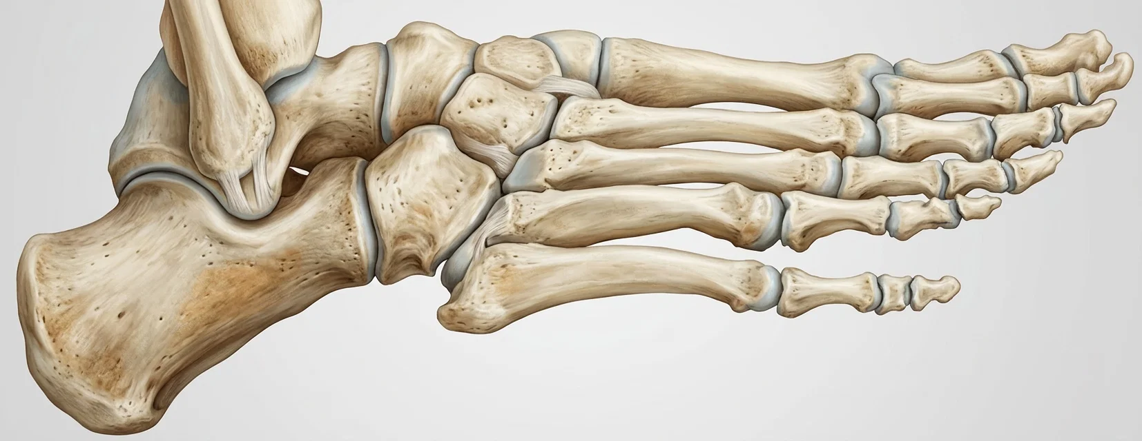 Bones of the foot (from the chapter entitled "Framework of the Body")