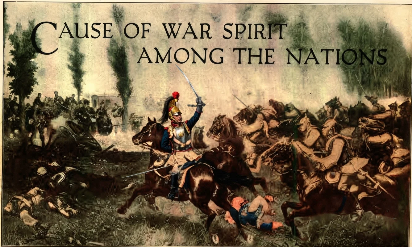 CAUSE OF WAR SPIRIT AMONG THE NATIONS
