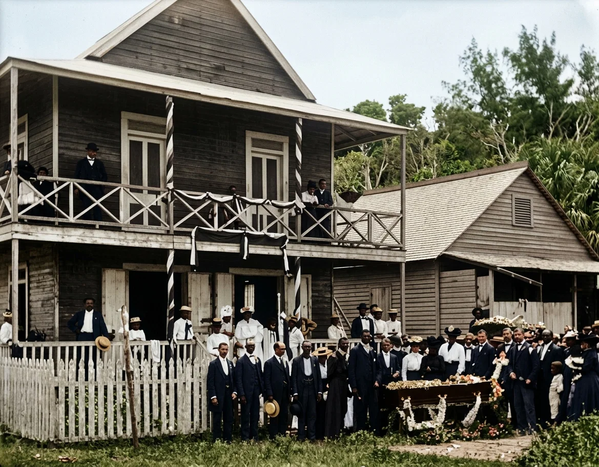 FUNERAL OF ELDER F. J. HUTCHINS