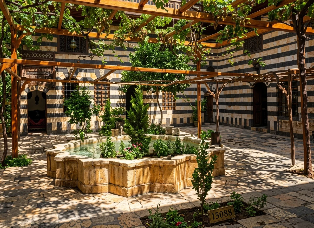 INNER COURT OF HOUSE, DAMASCUS