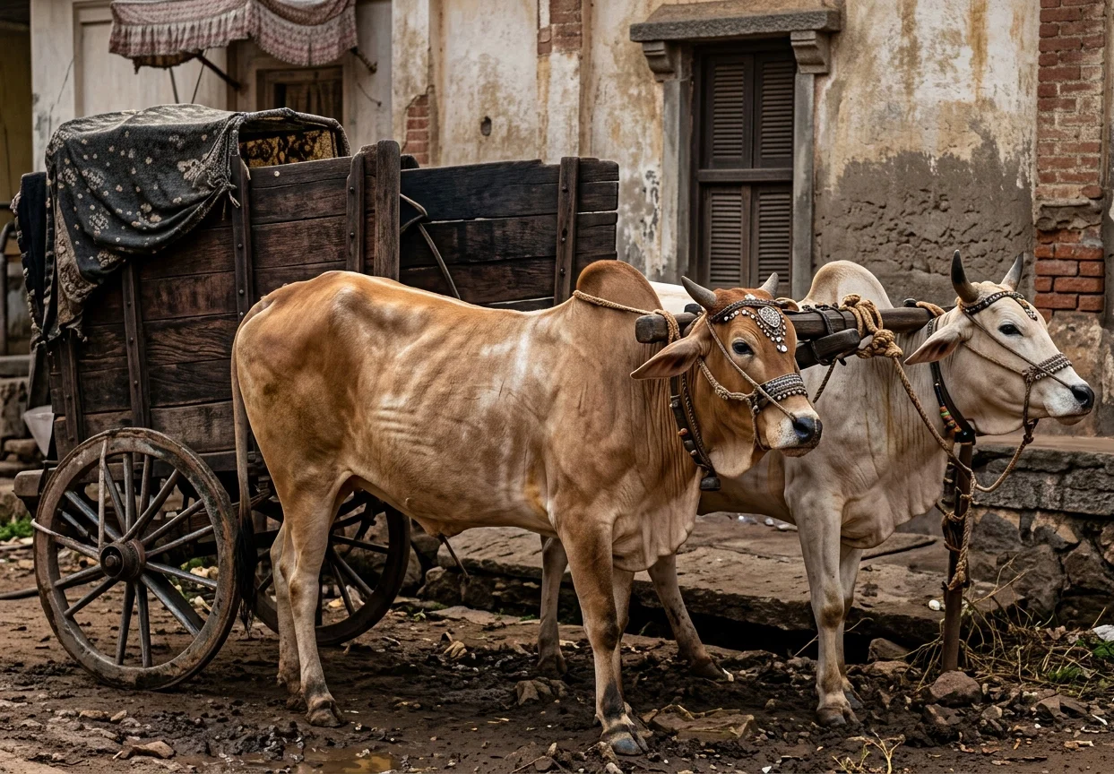 A BULLOCK CART OF INDIA