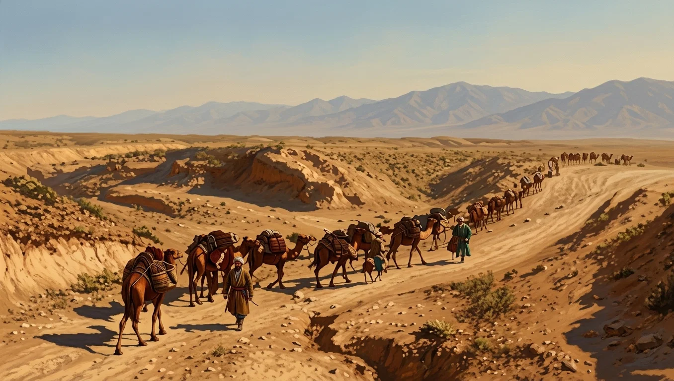 THE GREAT CARAVAN ROAD FROM TASHKEND TO SEMIPALATINSK