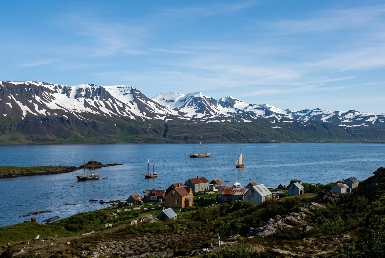 AN ICELAND VILLAGE