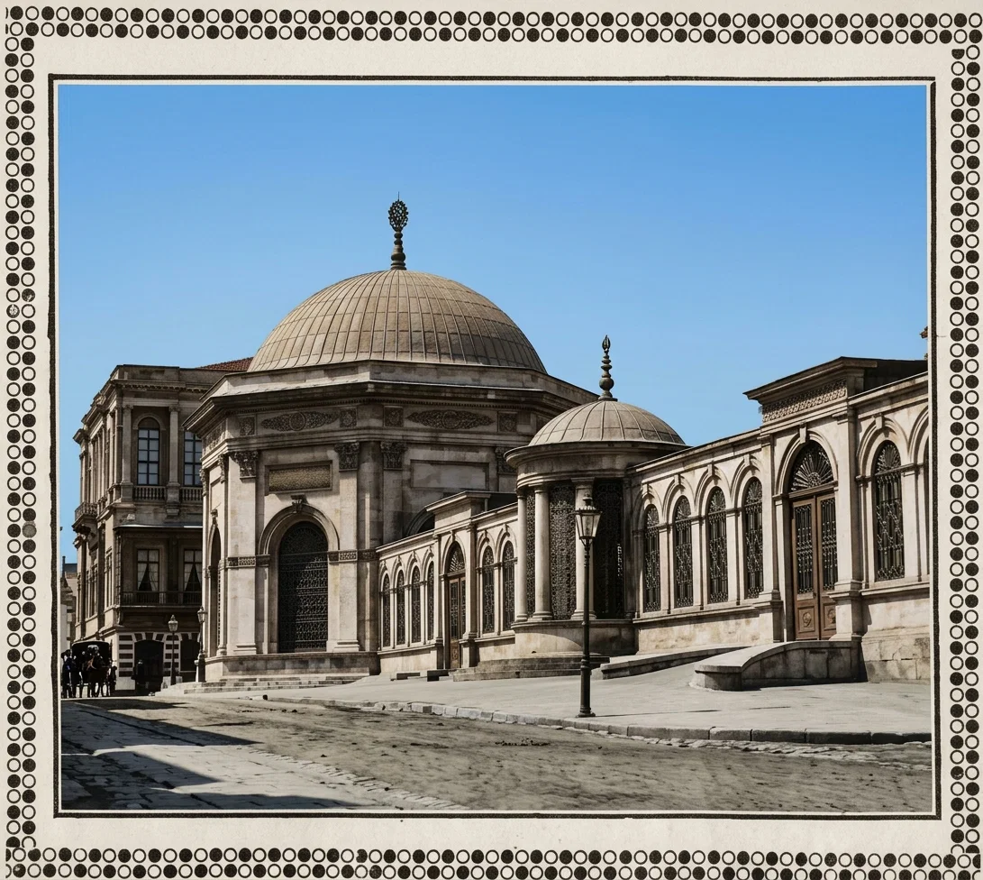 Tomb of the Sultan Mahmoud at Constantinople.