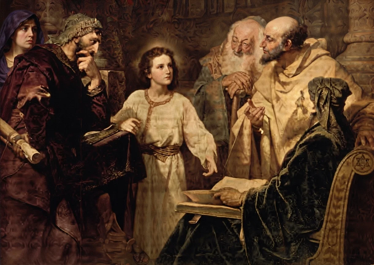 JESUS AMONG THE DOCTORS.