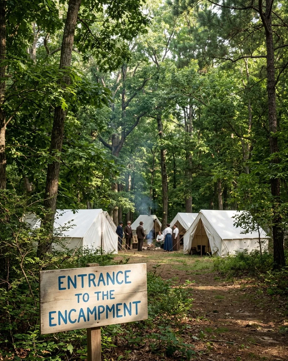 ENTRANCE TO THE ENCAMPMENT
