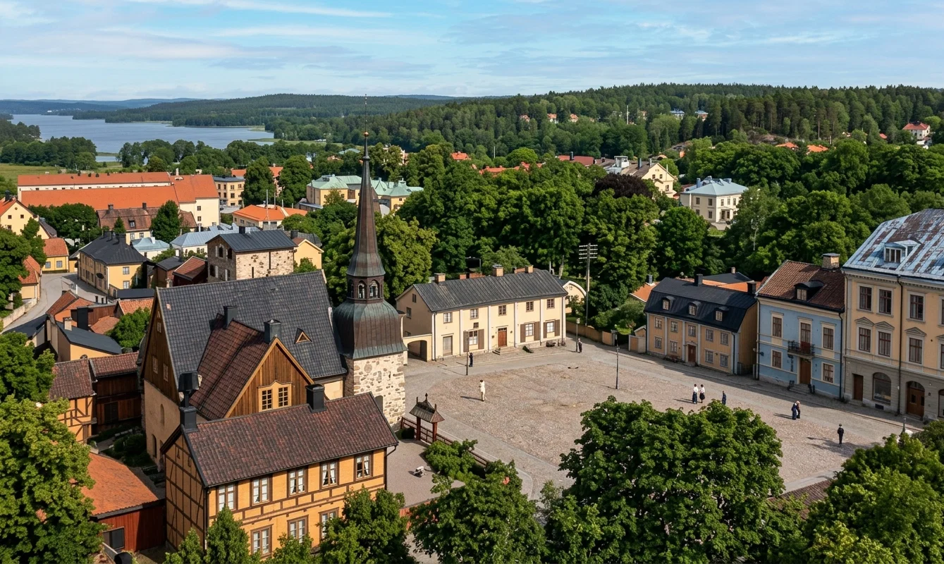 GENERAL VIEW OF SÖDERTELJE, SWEDEN