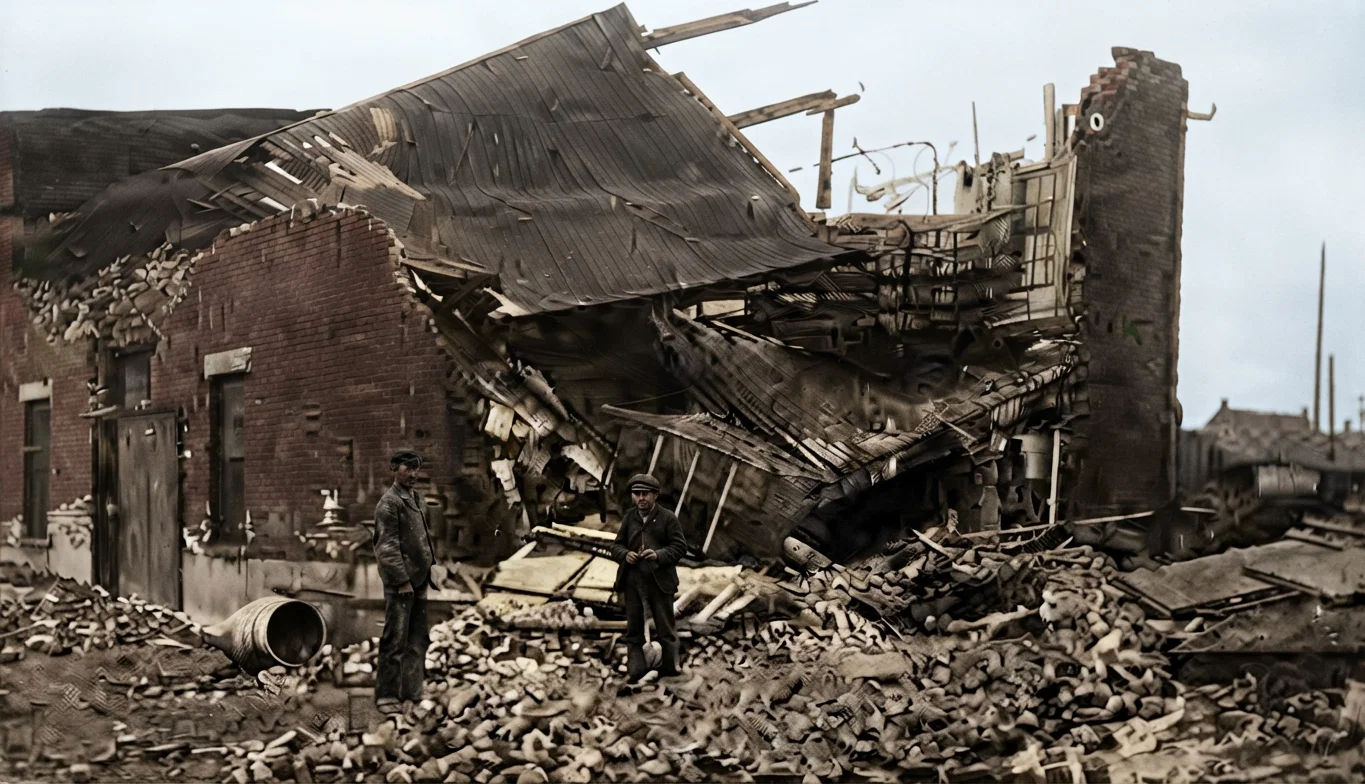The result of the Logansport, Indiana, tornado in March.