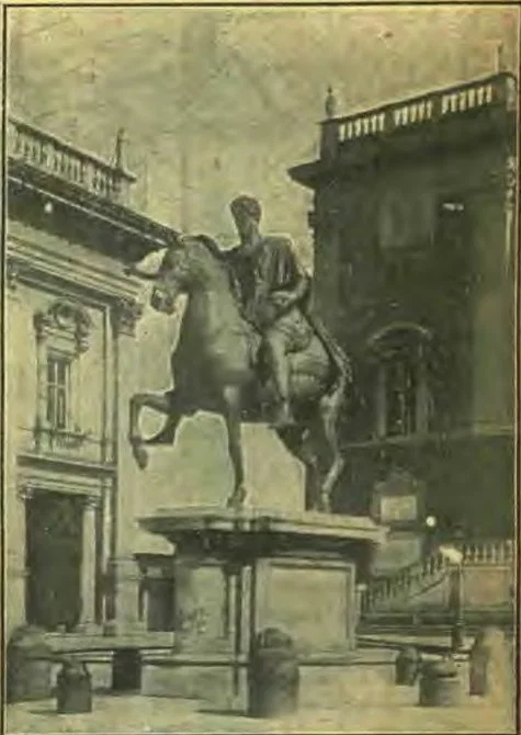 Statue of Marcus Aurelius.