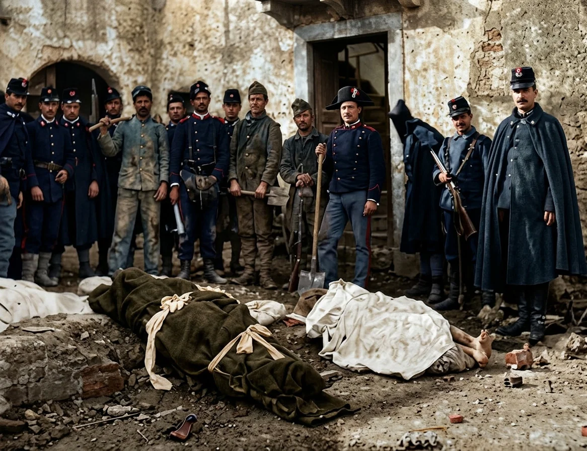 Victims taken from the ruins of the earthquake in Italy.
