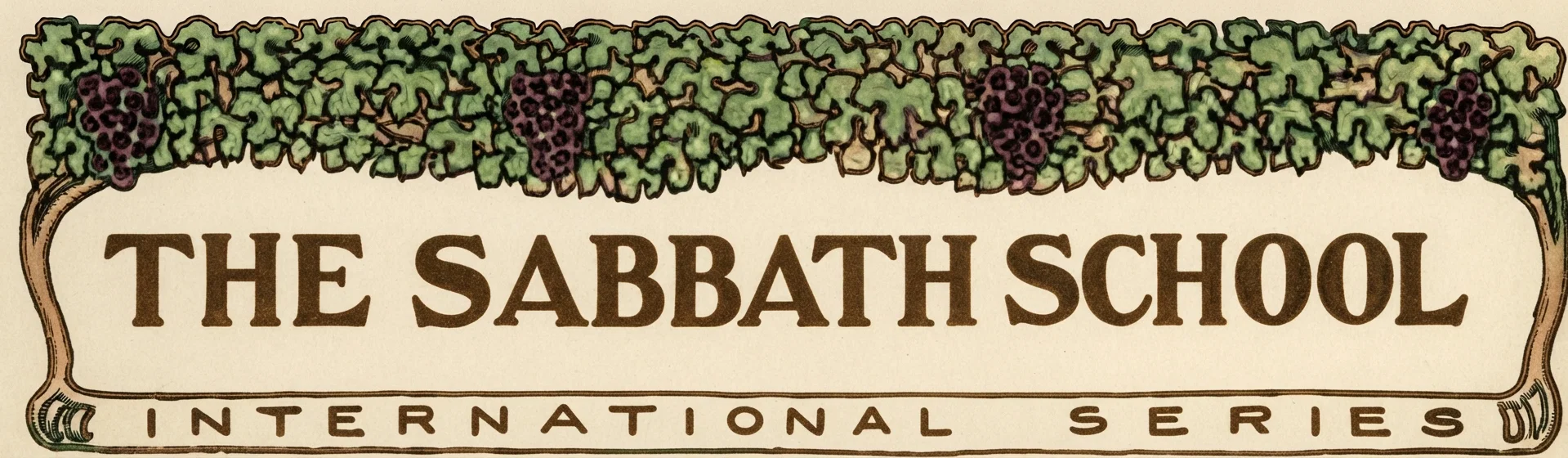 THE SABBATH SCHOOL INTERNATIONAL SERIES