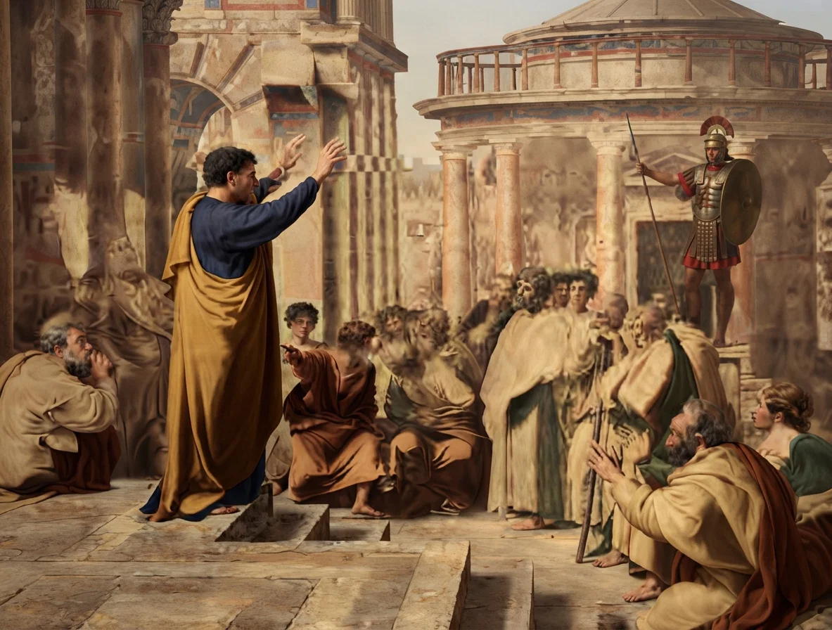Paul preached to gentiles on the Sabbath, as well as to the Jews.