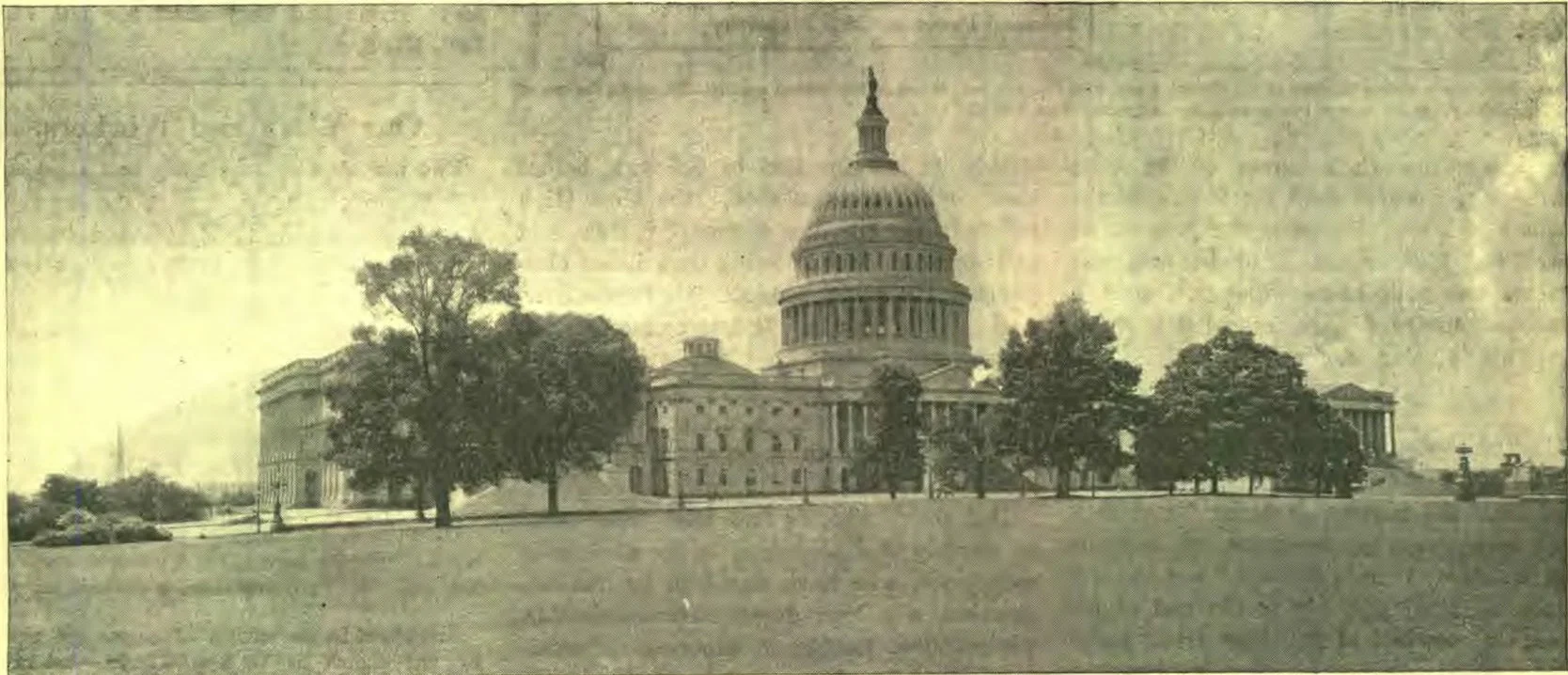 A Unique View of the Capitol, Washington, D. C.
