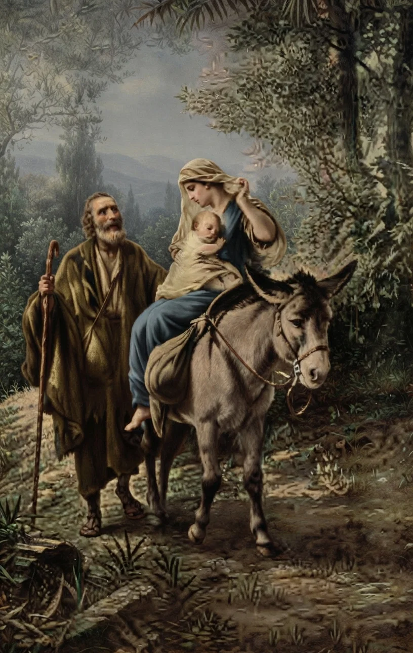 FLIGHT INTO EGYPT.