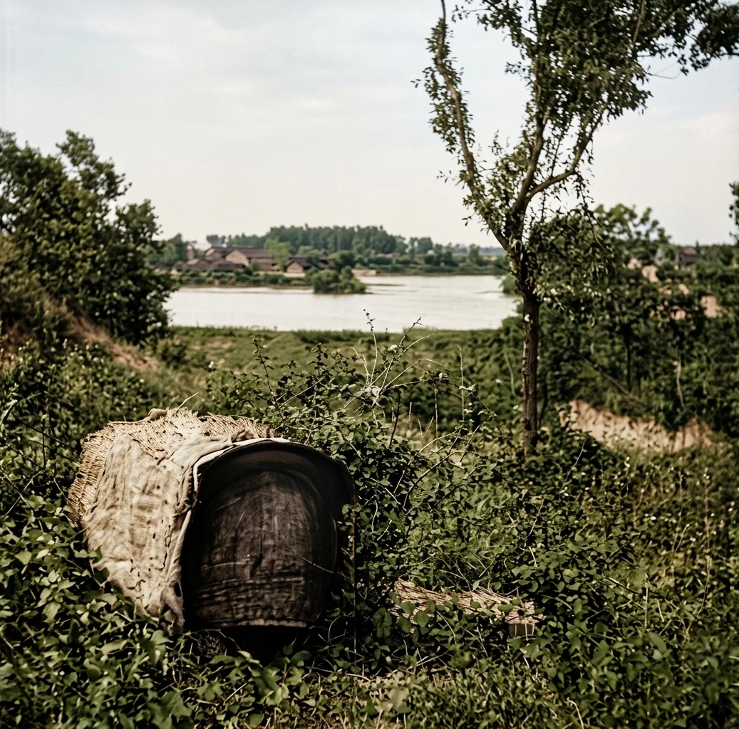Burial Completed, but the Coffin Still Above Ground.