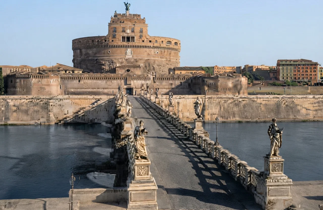 THE MAUSOLEUM OF THE ROMAN EMPEROR HADRIAN,