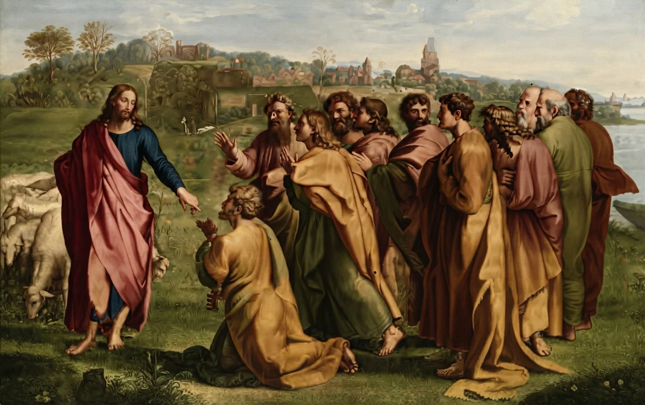 CHRIST'S COMMISSION TO PETER
Raphael