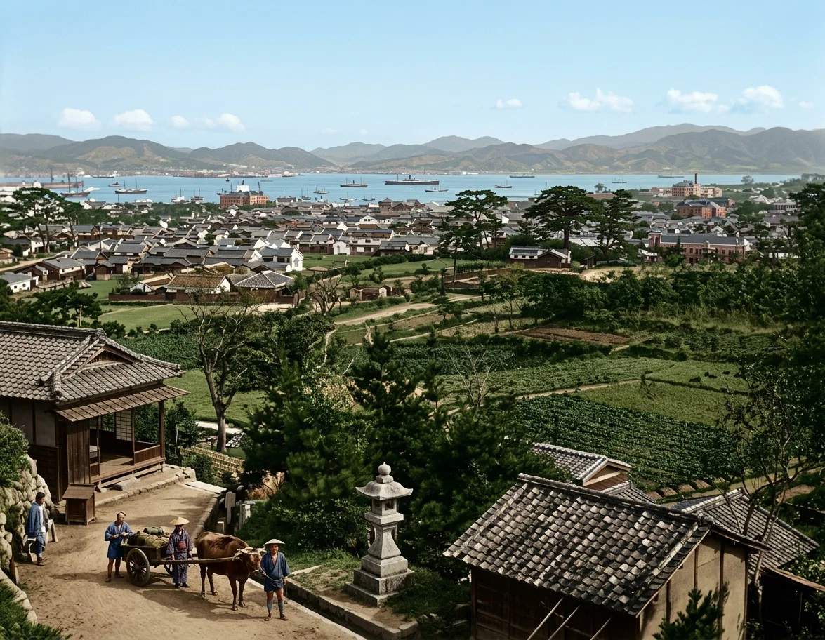 VIEW OF KOBE, JAPAN