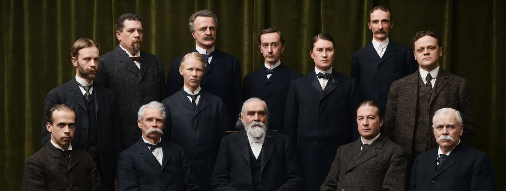 THE OFFICERS OF THE EXECUTIVE COMMITTEE OF THE FIRST CHURCH FEDERATION CONFERENCE, HELD IN CARNEGIE HALL, NEW YORK, NOVEMBER 15 TO NOVEMBER 21, 1905