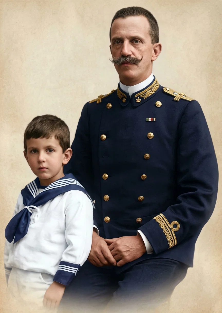 Underwood & Underwood
King and Crown Prince of Italy