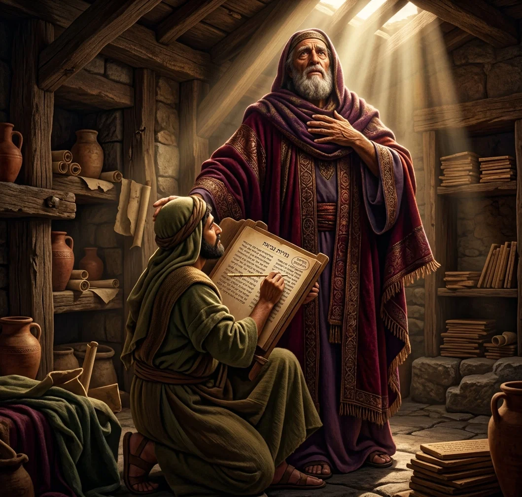 BARUCH WRITING THE PROPHECIES OF JEREMIAH