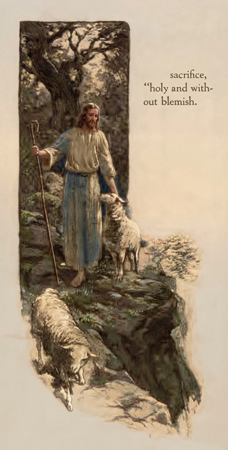 A living sacrifice, holy and without blemish.