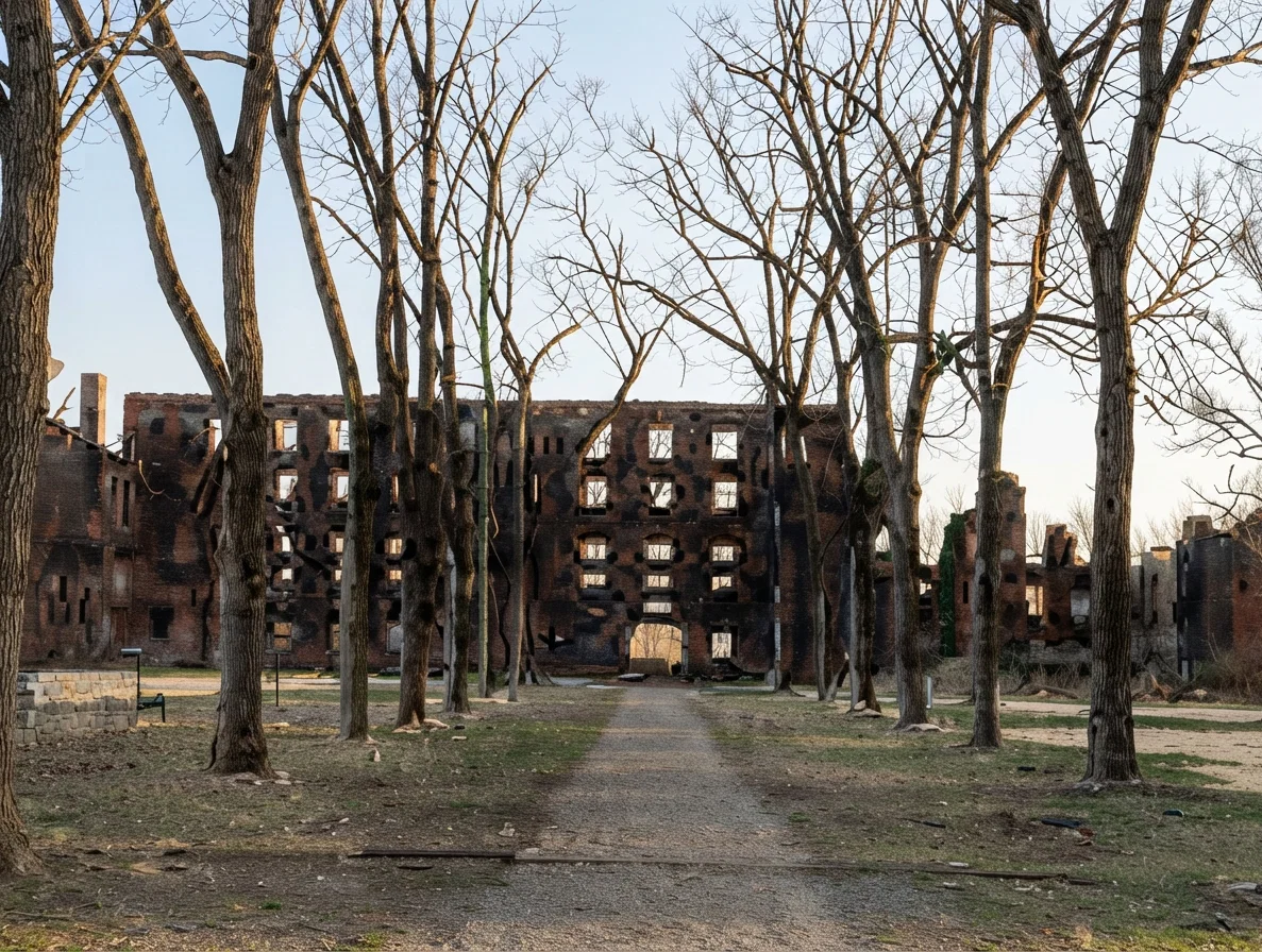 Ruins East Front, March 12.