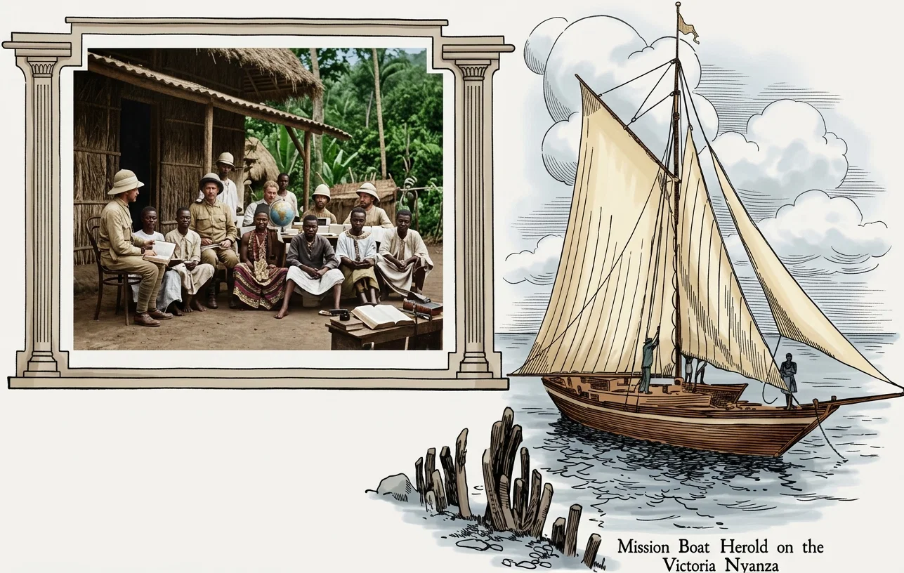 Mission Boat Herald on the Victoria Nyanza