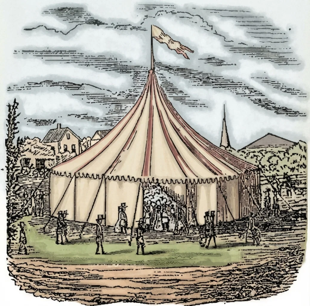 Tent Meeting.
