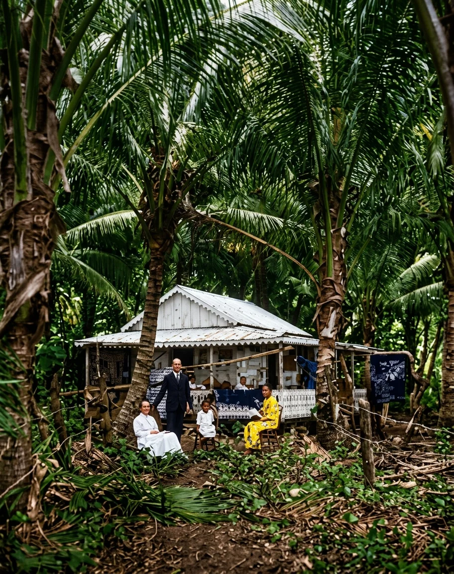 A home of our missionaries in Tahiti, Brother and Sister Thomas, just now in Australia