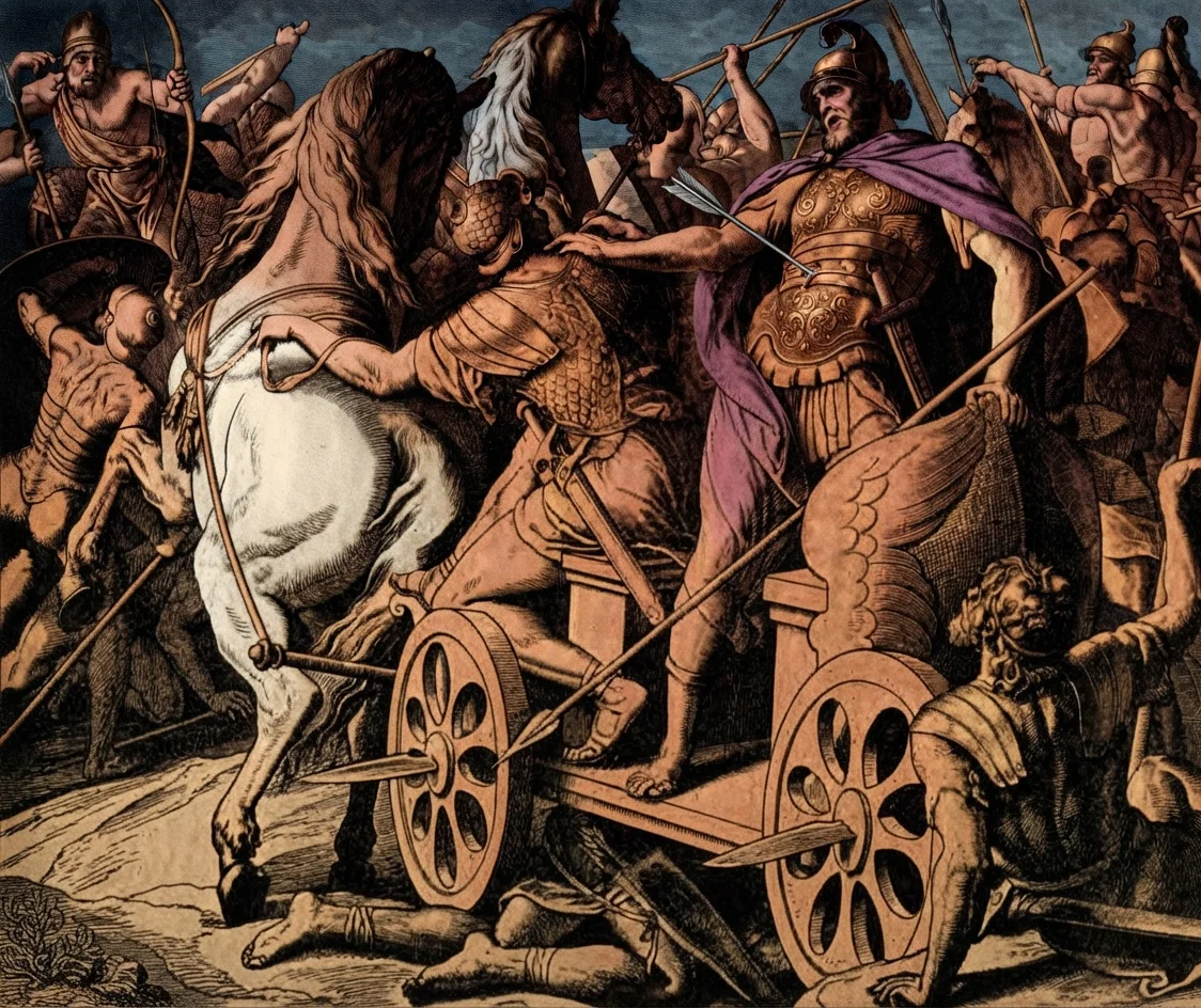 THE DEATH OF AHAB.