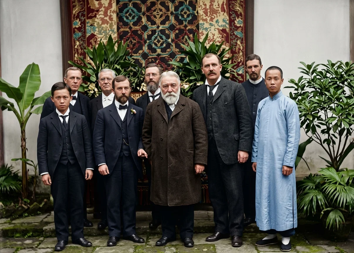 MISSIONARIES AT CANTON, CHINA