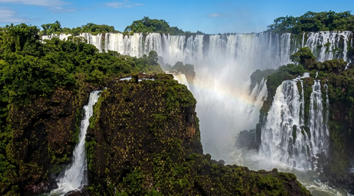 FALLS IN THE YGUAZU RIVER