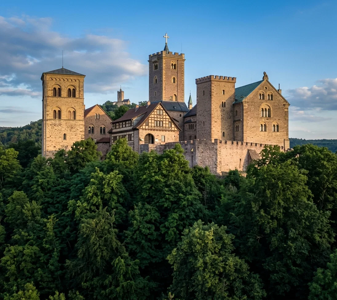 THE WARTBURG CASTLE, NEAR EISENACH, GERMANY