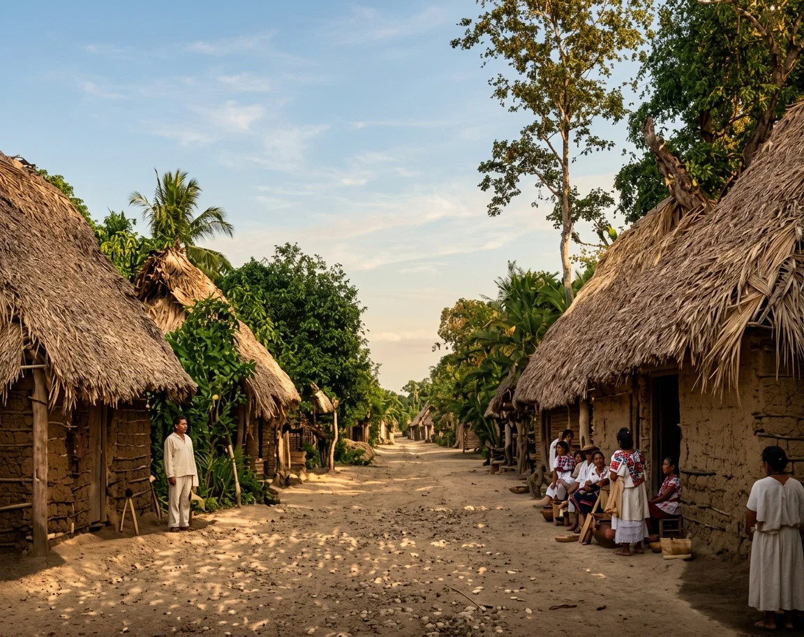 ZAPOTECAN INDIAN VILLAGE