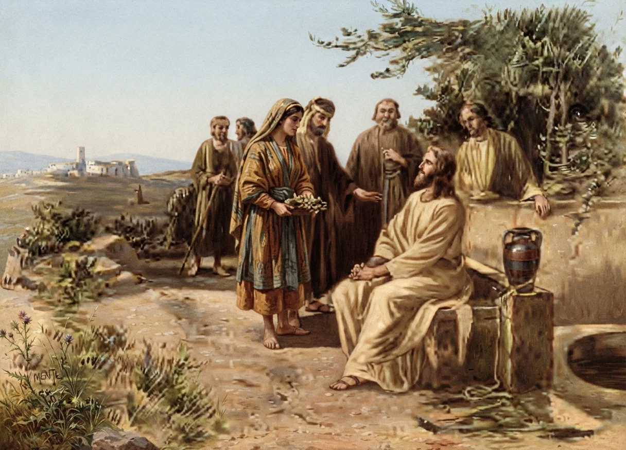 By the Well of Samaria. John 4:3-42.