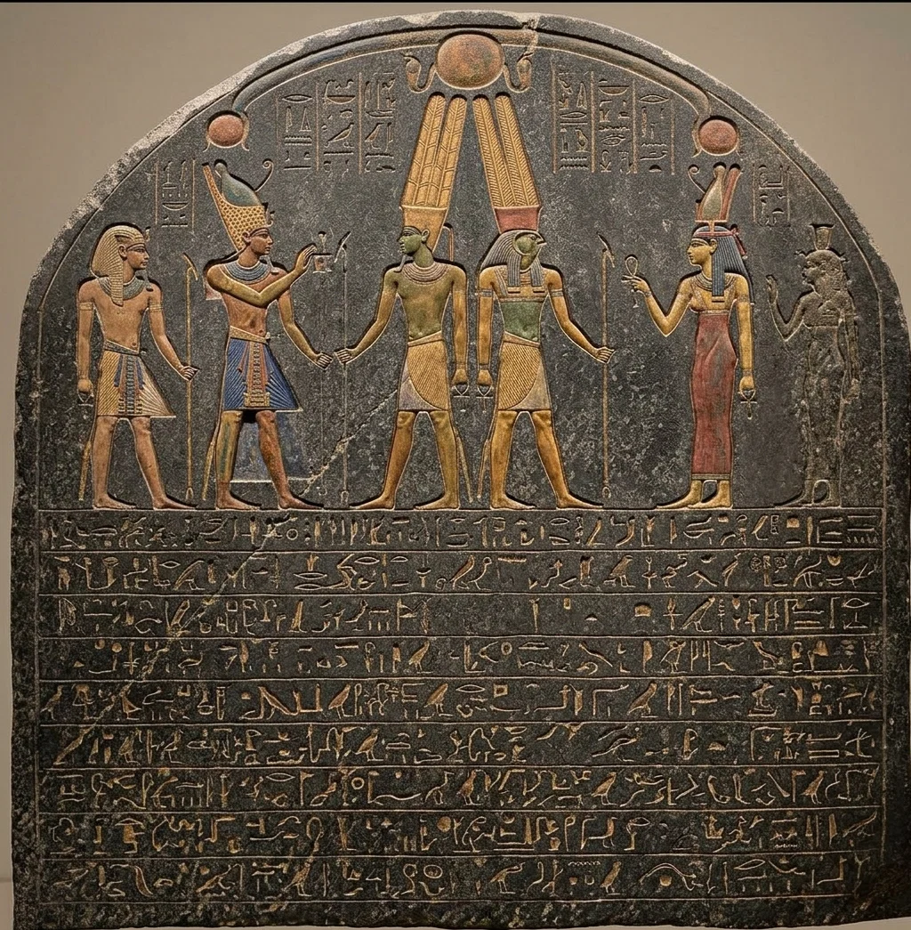 PORTION OF THE STELE OF MENEPTAH, ON WHICH ISRAEL IS MENTIONED