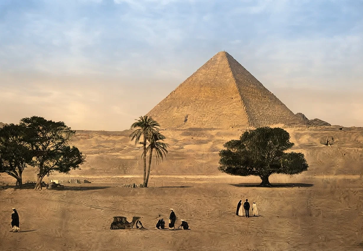 The Great Pyramid of Cheops, Egypt.