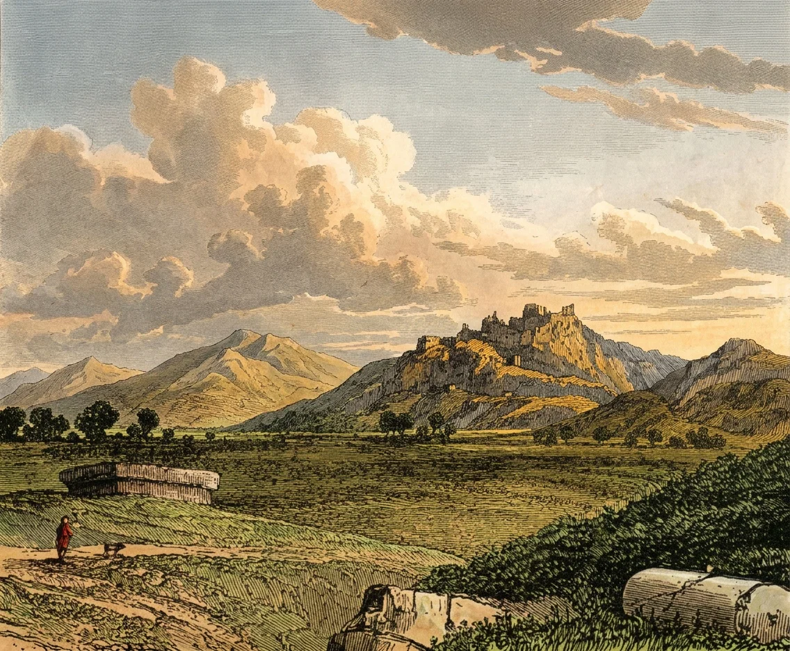 RUINS OF PHILIPPI AND SURROUNDING COUNTRY.