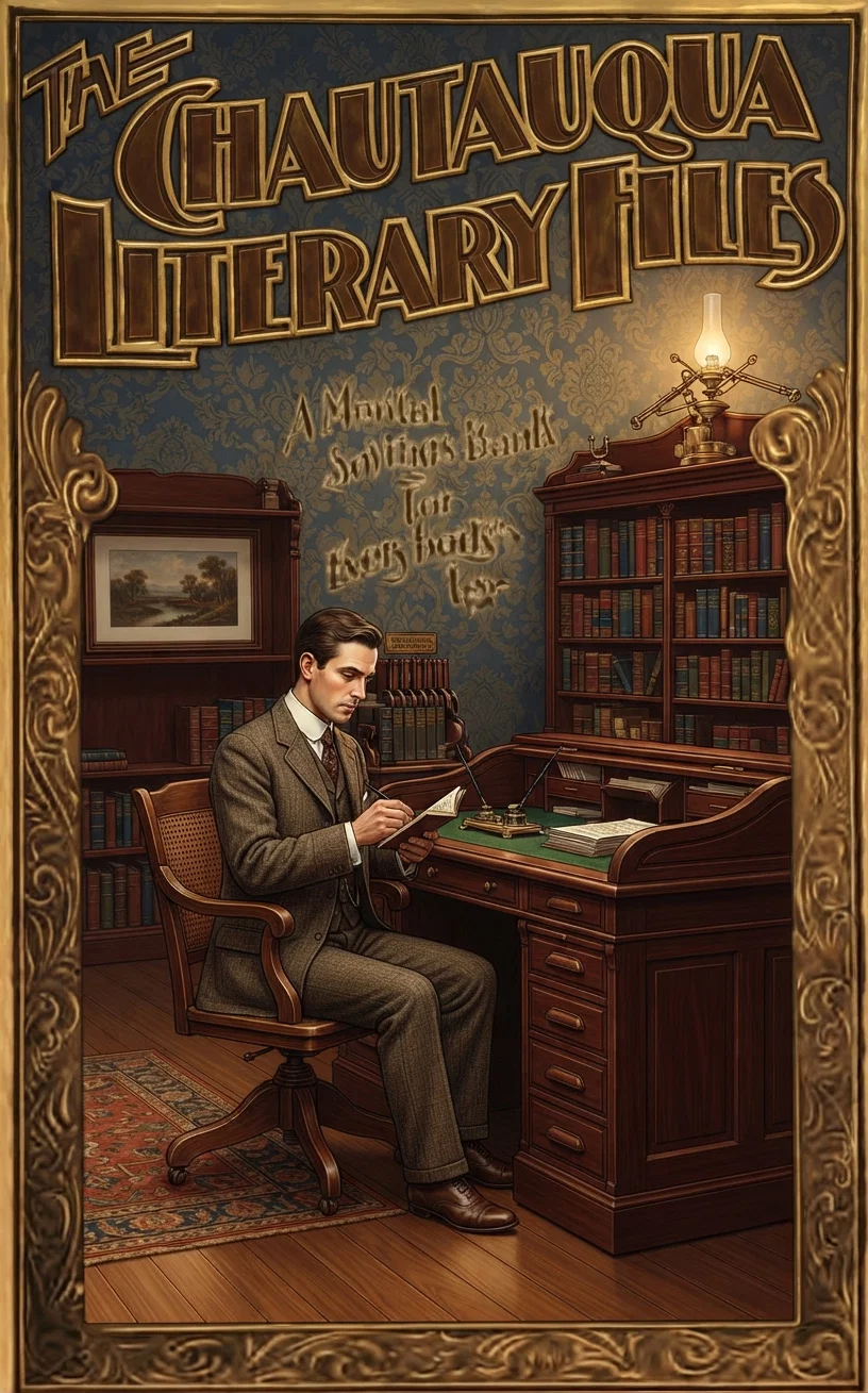 Classify and preserve literary notes, newspaper clippings, magazine articles, illustrations, and reading references on thousands of topics. Every item of information referred to as readily as a word in the dictionary. Stands on an ordinary book-shelf, table or desk. Resembles a set of fine imperial volumes. Attractive appearance. Extremely useful. Low in price. Indispensable. Send for illustrated circular. Agents wanted. The Educational Specialty Co., 245 Jefferson Ave. Detroit, Mich.