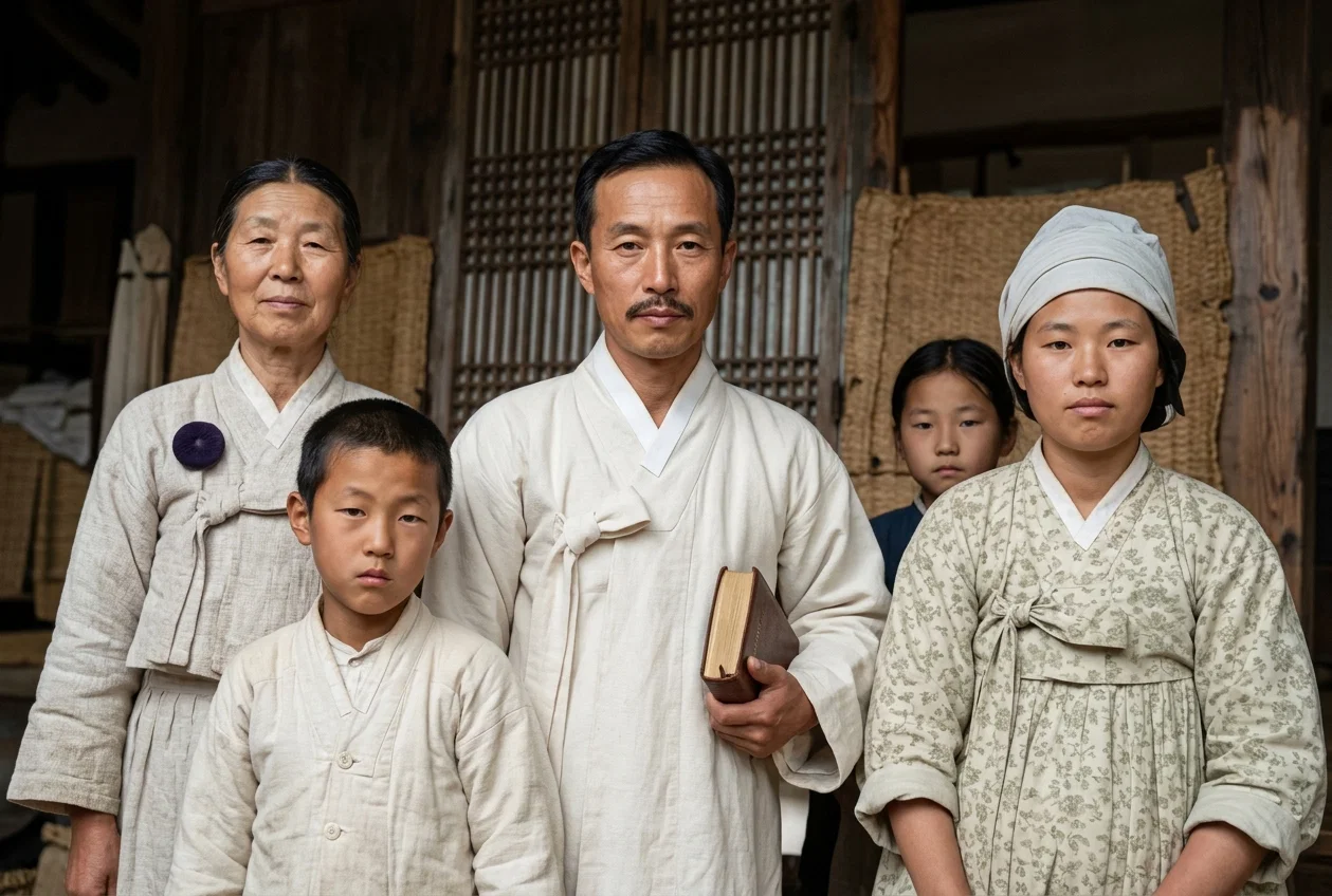 EVANGELIST LE PONG SEUNG AND FAMILY, KOREA