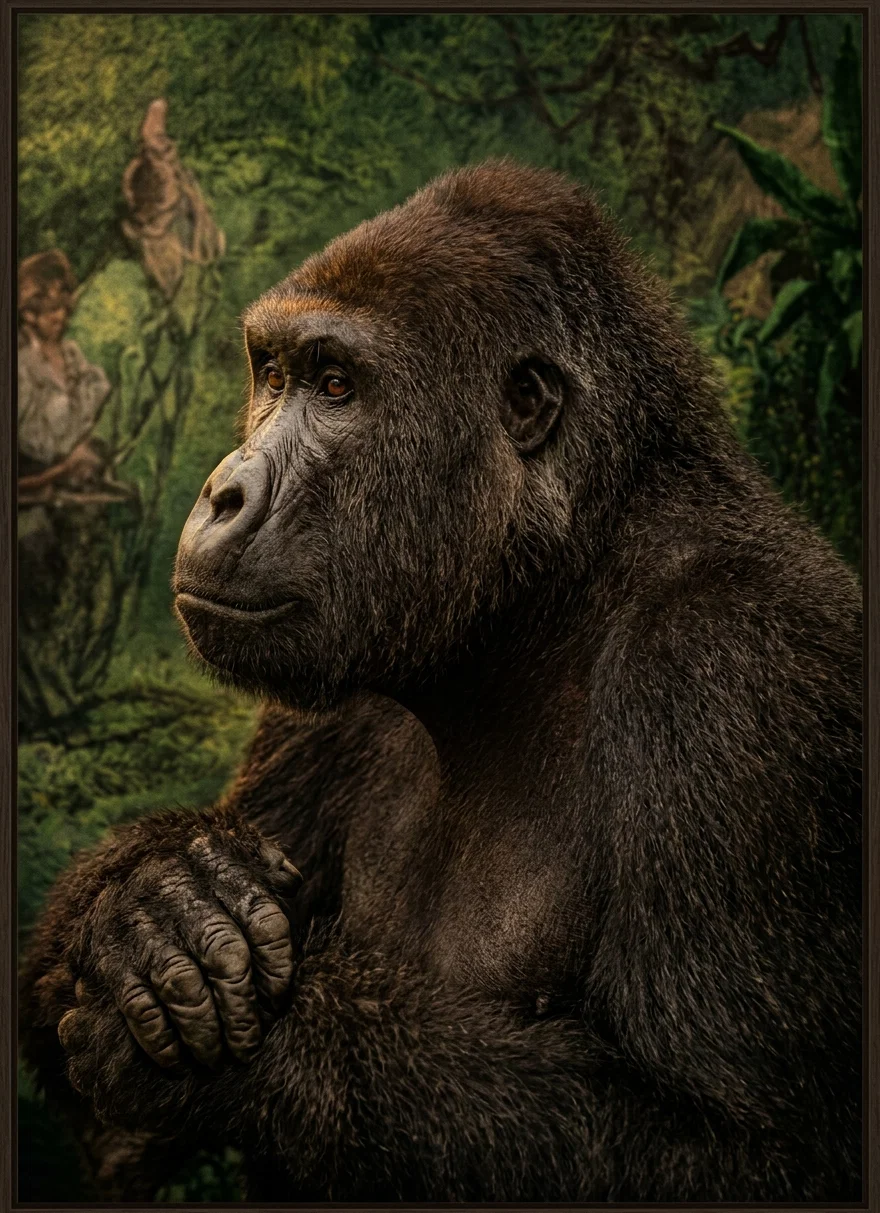 Can it be possible that the Creator was shut up to the expedient of developing man through such a creature?