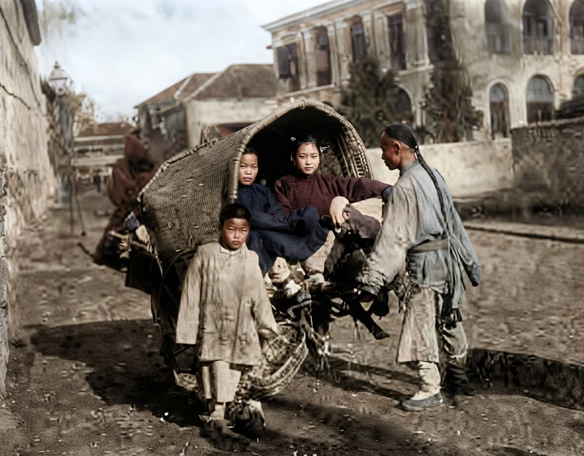 A Chinese Wheelbarrow.