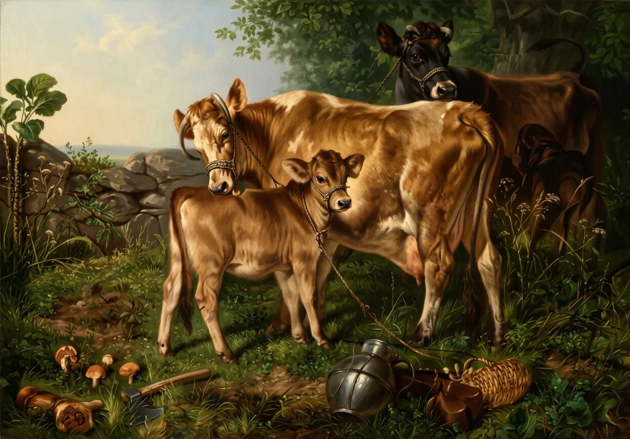 It is not always the best looking cattle that are free from disease. Sometimes the lacteal or milk glands are greatly diseased, when the cow is fairly well. A thin, scrawny cow ought always to excite suspicion. It is well to sterilize all milk.