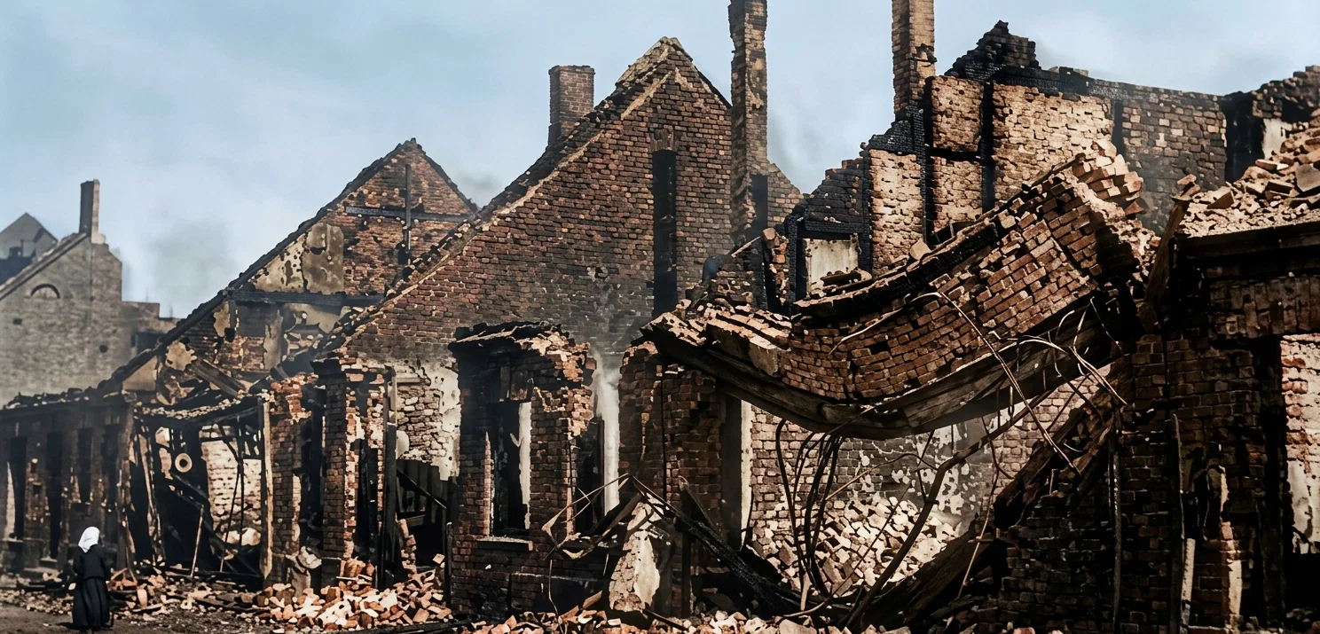 From “Hamburger Fremdenblatt”
An East Prussian City, Showing the Destructive Work of the War