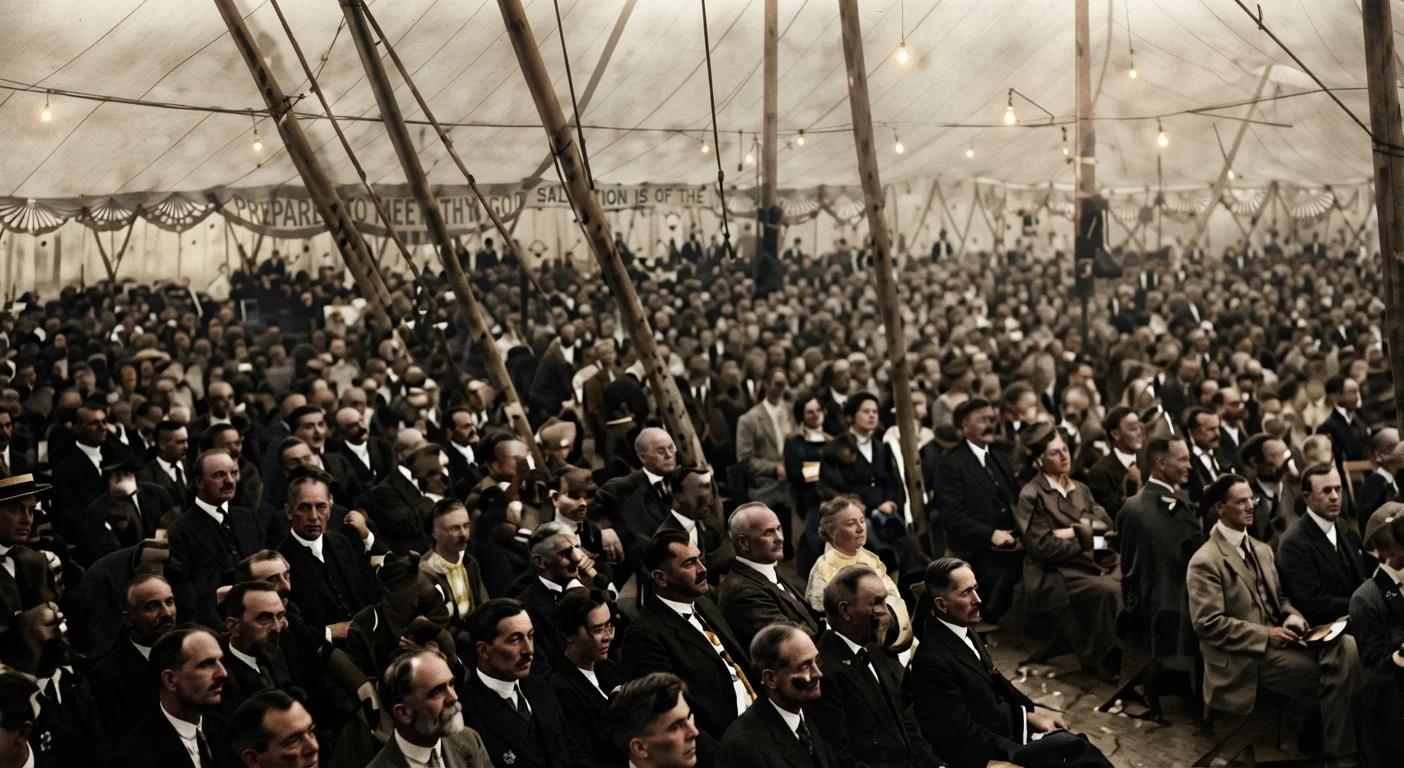 The next night, the meetings on Thirty-third and Pine closed with a large audience in attendance.