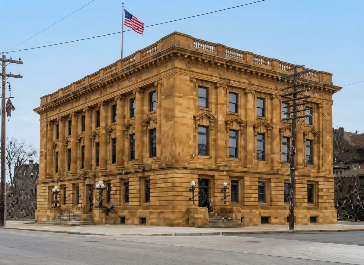 Post-Office and Court House, in Elmira, N. Y.