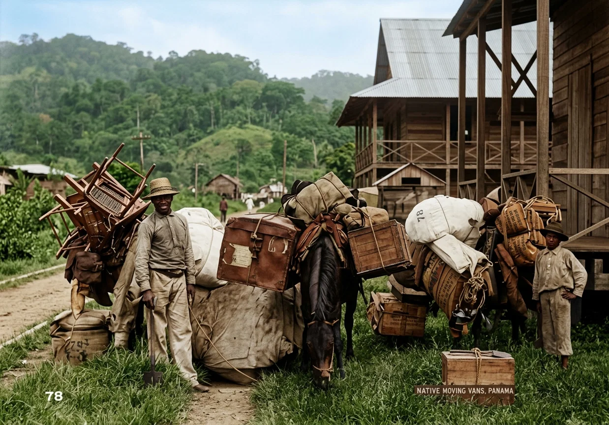 NATIVE MOVING VANS, PANAMA