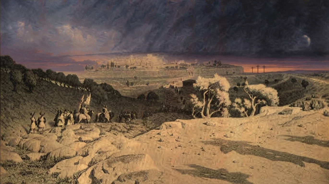"Calvary," from a painting by J. L. Gerome.