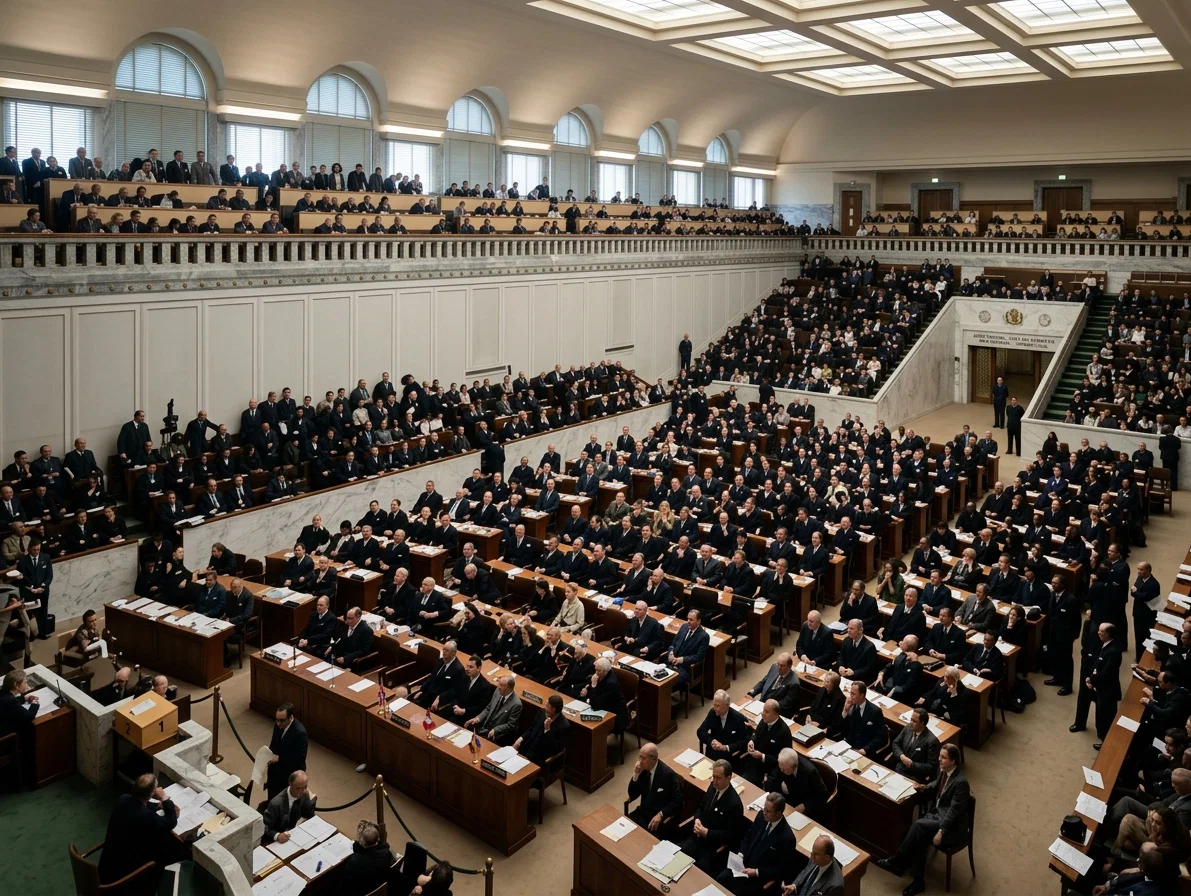 The recent general assembly of the League of Nations in session. Many had hoped the League would be able to grapple with the war questions in a decisive way; but, as in the present case of the Italo-French deadlock over naval armaments, the League seems quite impotent to deal with Mars.